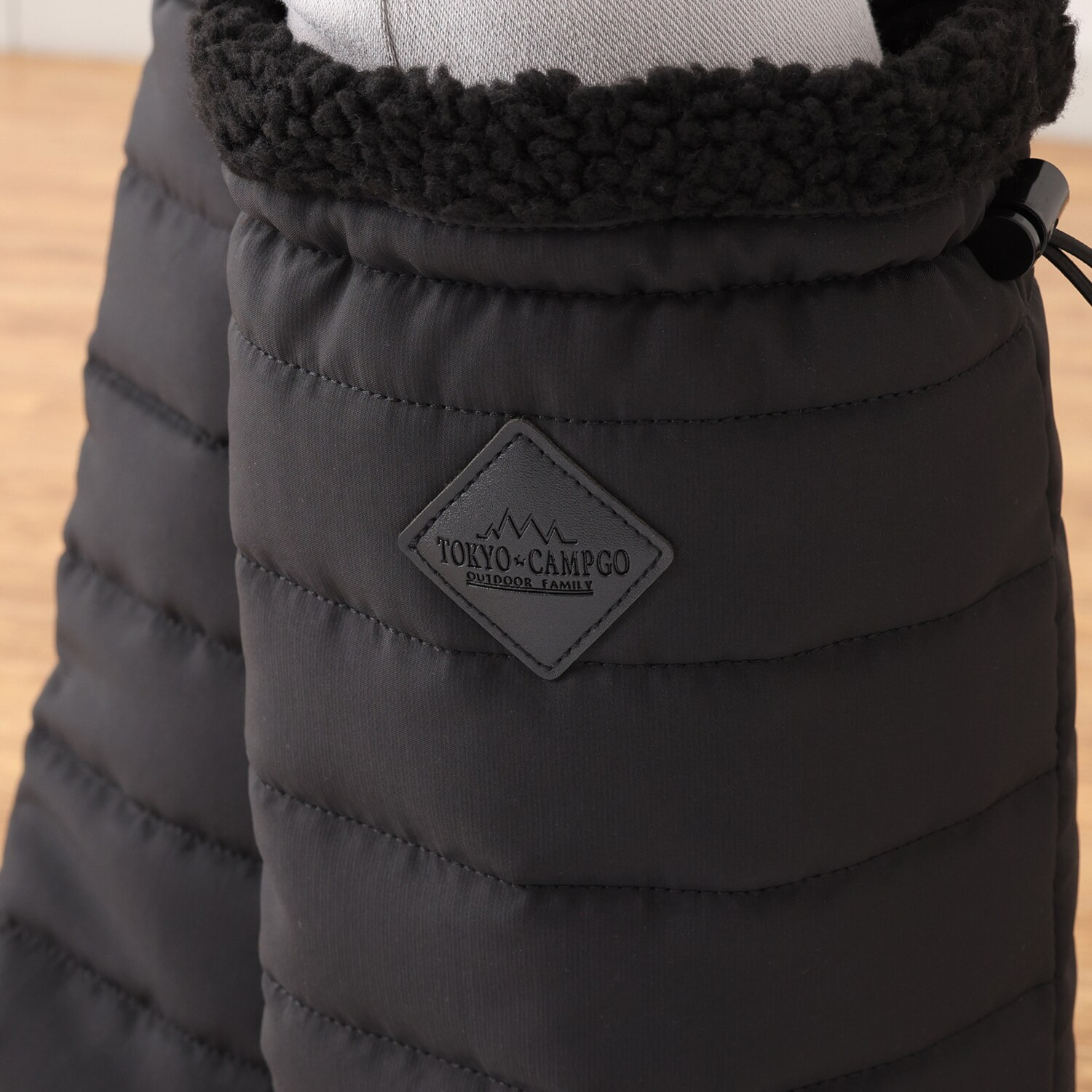 トーキョーキャンプゴー 寒い冬の必需品 洗える　軽量 ボアレッグウォーマー