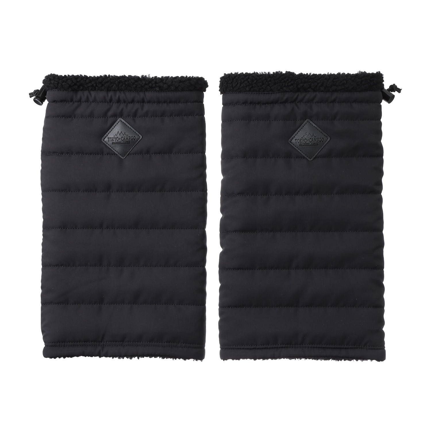 トーキョーキャンプゴー 寒い冬の必需品 洗える　軽量 ボアレッグウォーマー