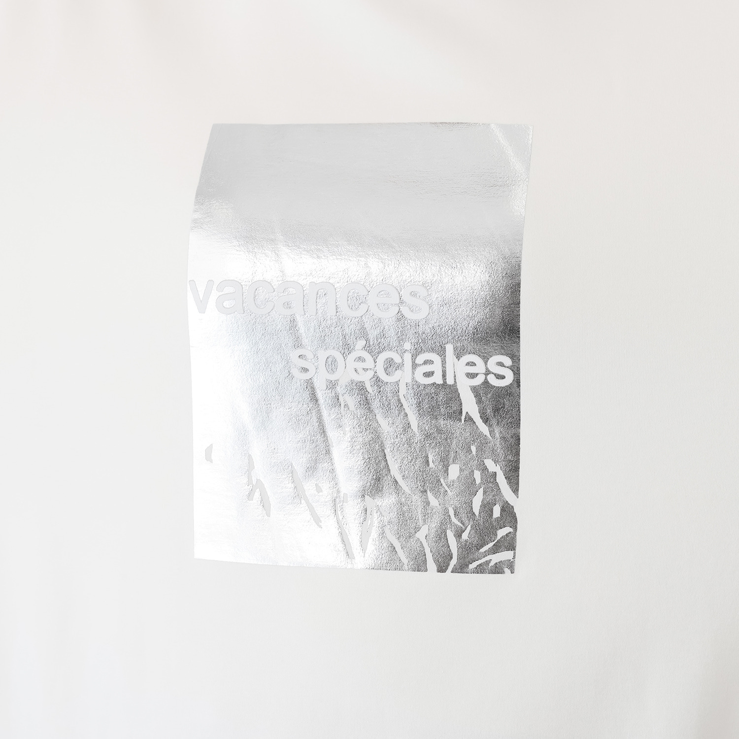 イシカワラボ★ヒトミ 裏起毛ソフトジャージー 箔プリントデザイン チュニックプルオーバー