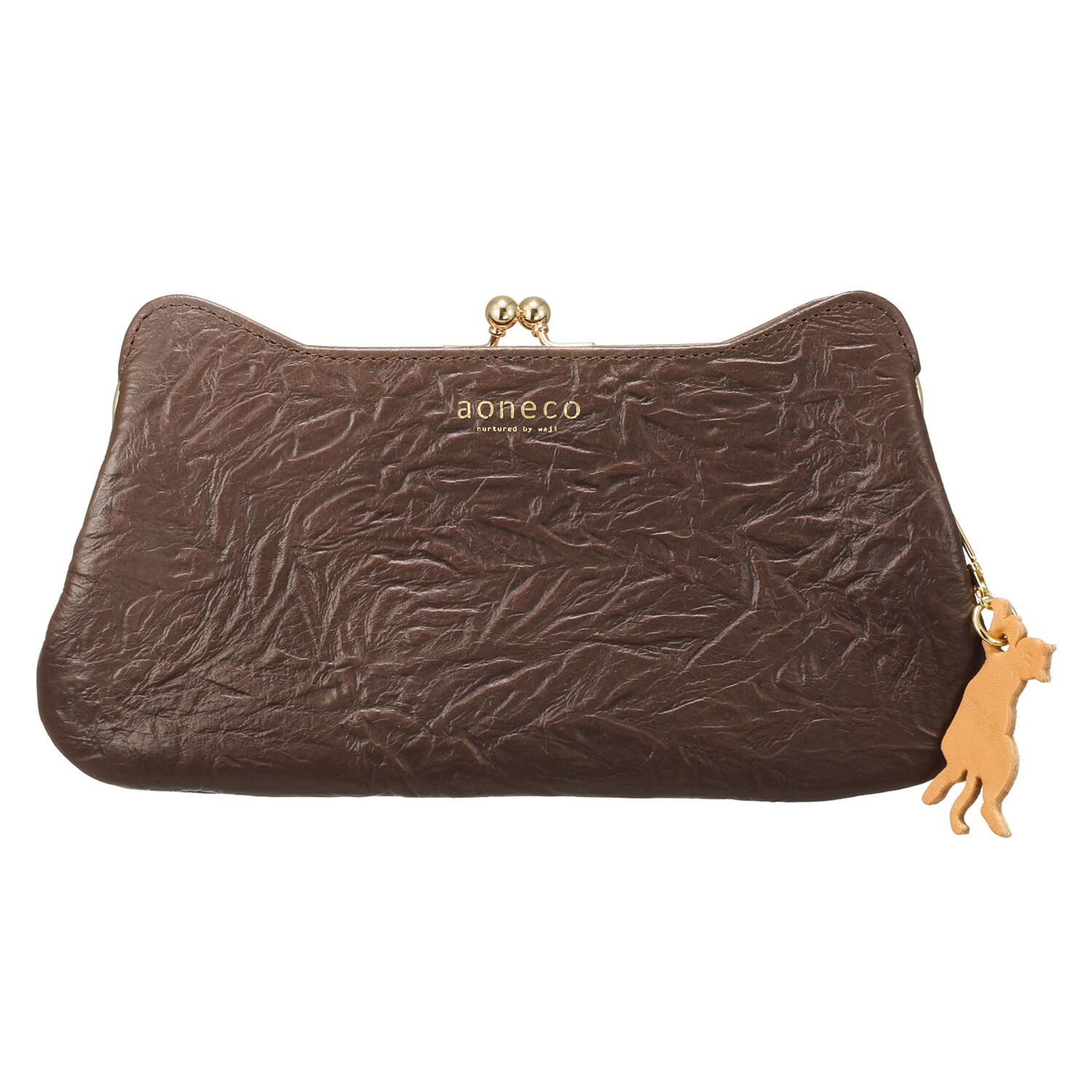 アオネコ 一足早いにゃんにゃん猫袋 ロングウォレットセット ＜保護ネコ寄付チケット 　１３００円分付＞