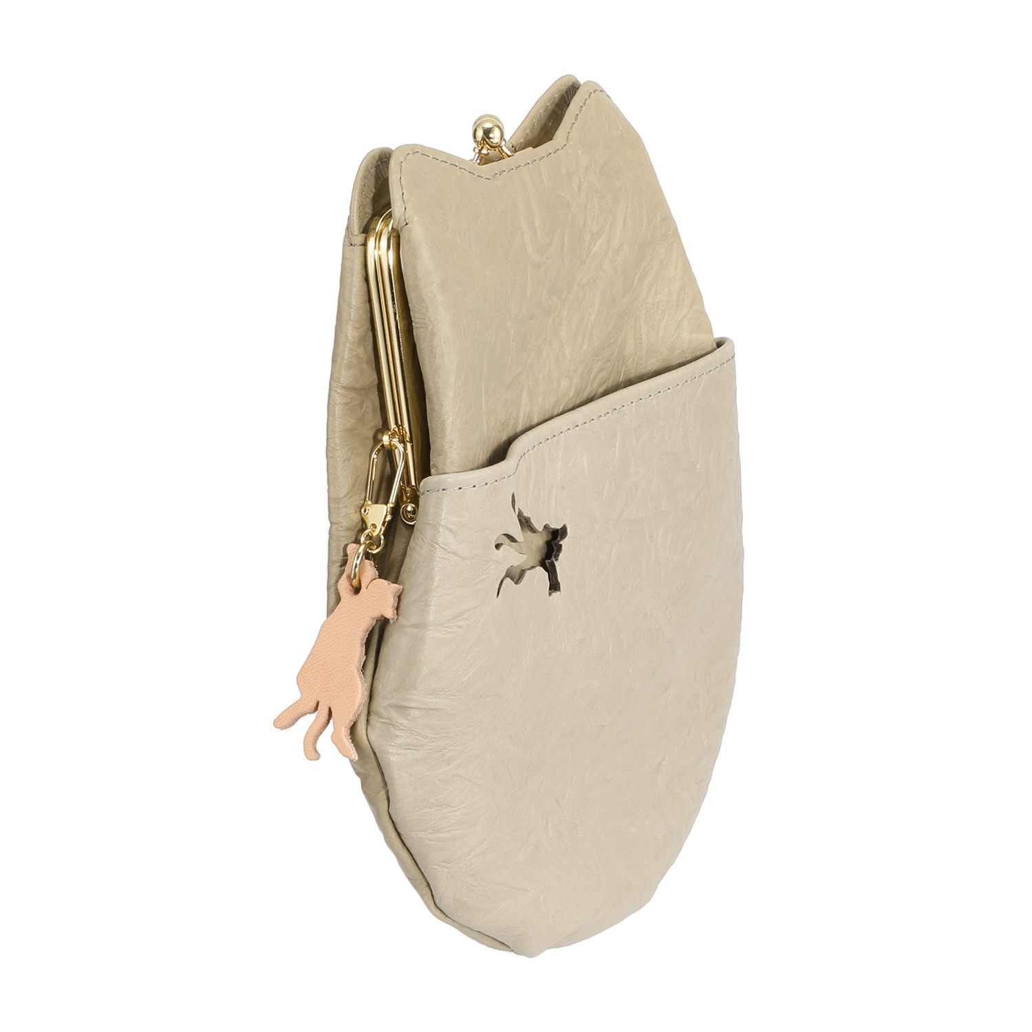 アオネコ 一足早いにゃんにゃん猫袋 ポシェットセット ＜保護ネコ寄付チケット 　２０００円分付＞