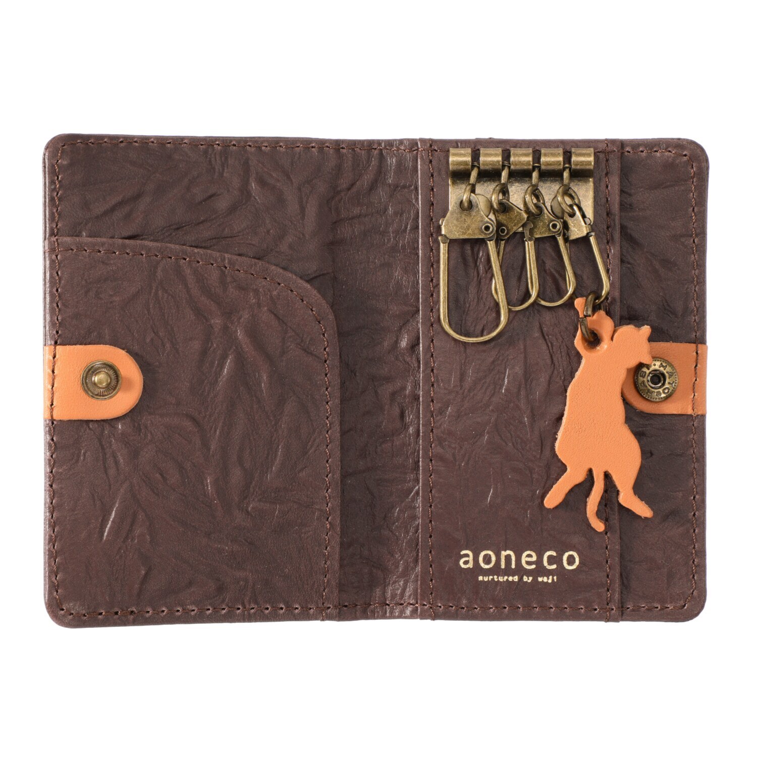 アオネコ 一足早いにゃんにゃん猫袋 ポシェットセット ＜保護ネコ寄付チケット 　２０００円分付＞