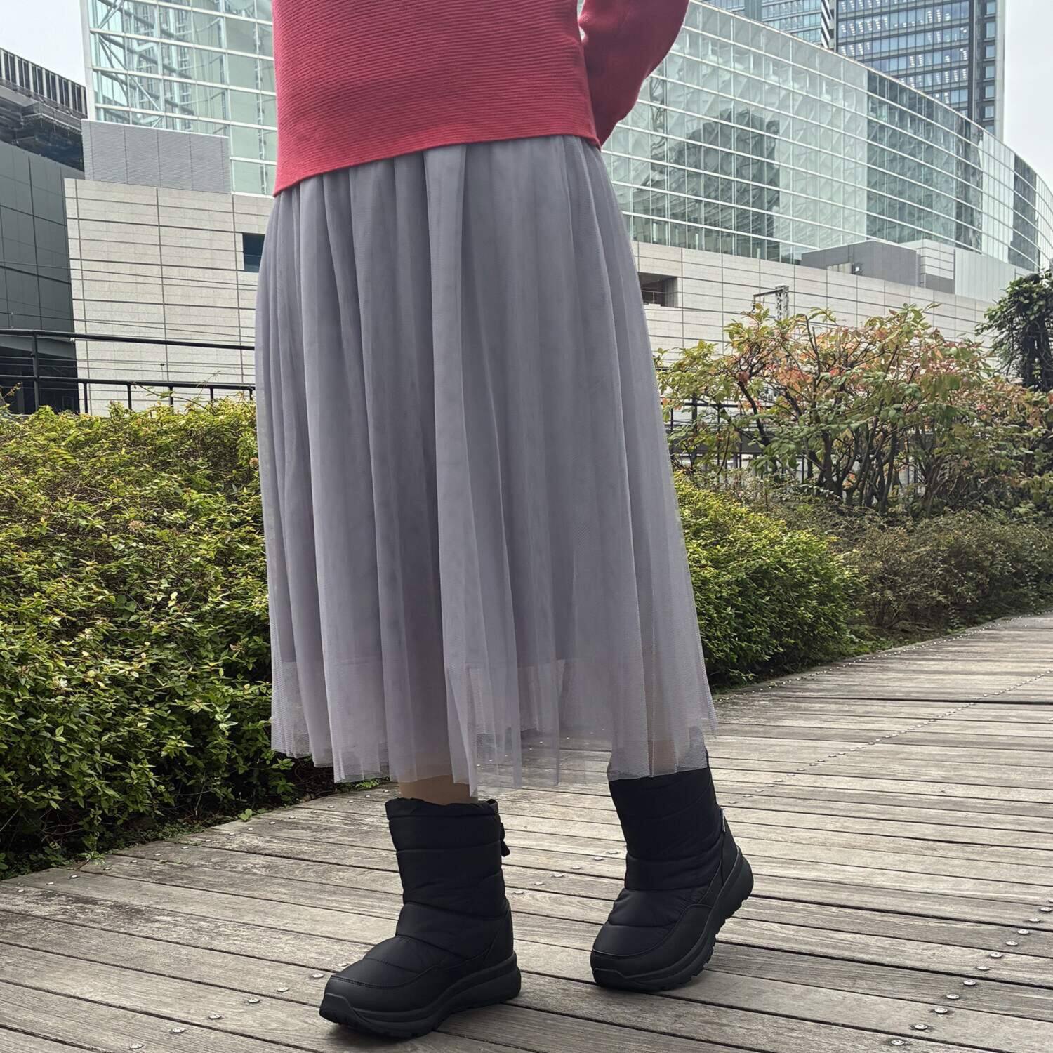 アウトドアプロダクツ あったか＆楽々ウォーク 防水厚底ウィンターブーツ 