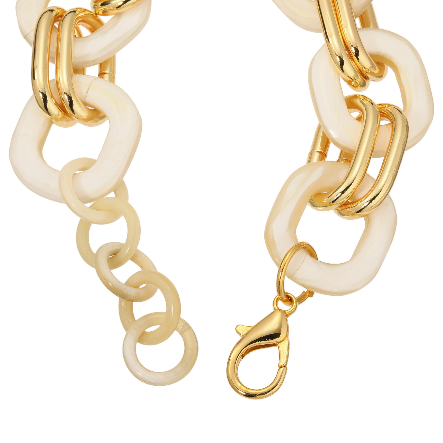 ミル・レーヴ 水牛 メタルミックス ブレスレット