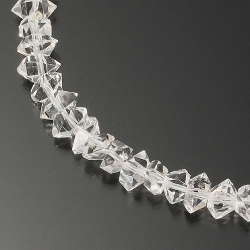 イーシア シルバー ハーキマーダイヤモンド ロッククリスタルクォーツ ブレスレット