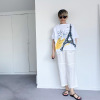 シャビージェンティール ビッグシルエット プリントＴシャツ
