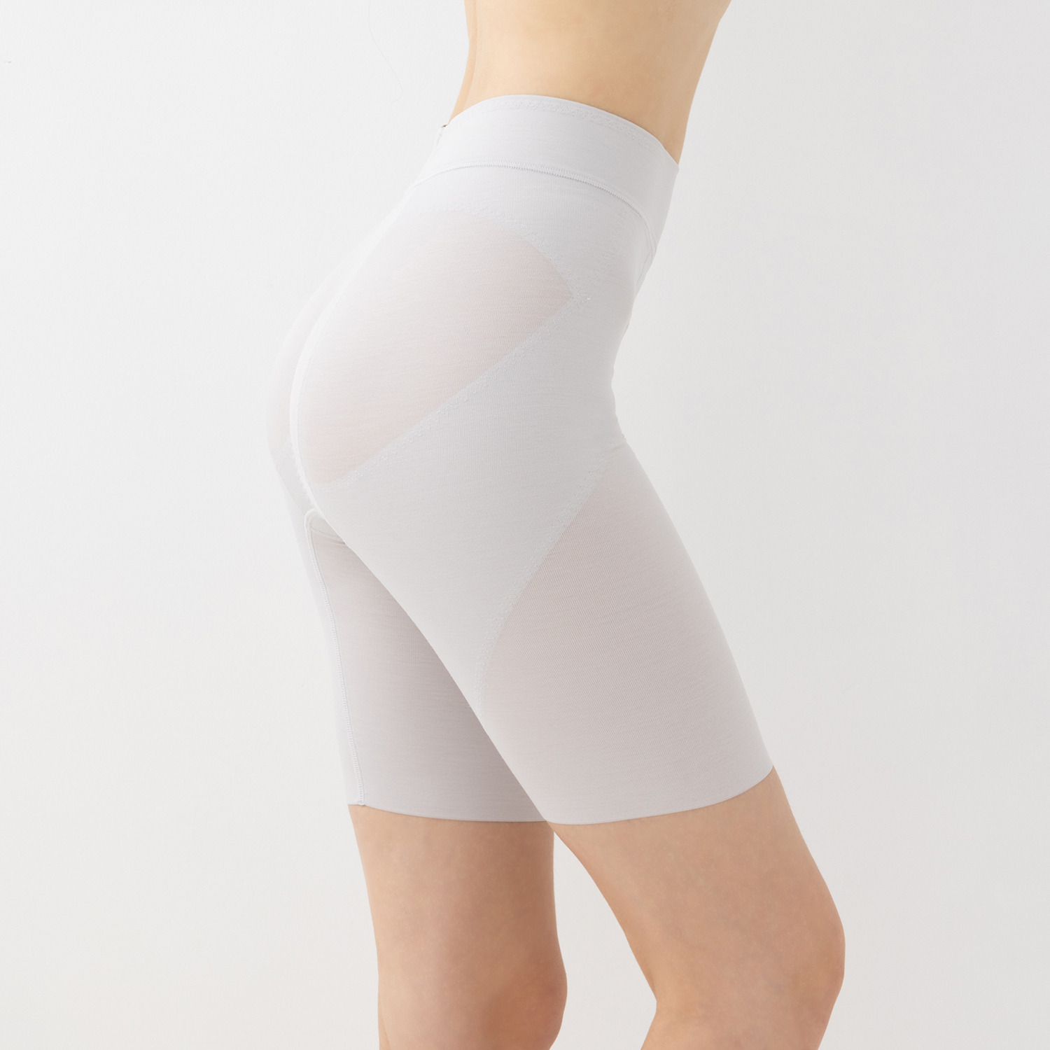 美人工房 消臭・速乾 いい肌コットン ロングガードル ＜４Ｌ＞