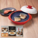 火を使わずに こんがりおいしそうな 焼き目ができる！ 電子レンジ専用調理器 レンジメート　プロ