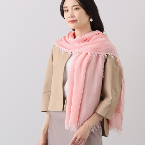 レイメイヤーズ　ムラ染め風　無地ストール