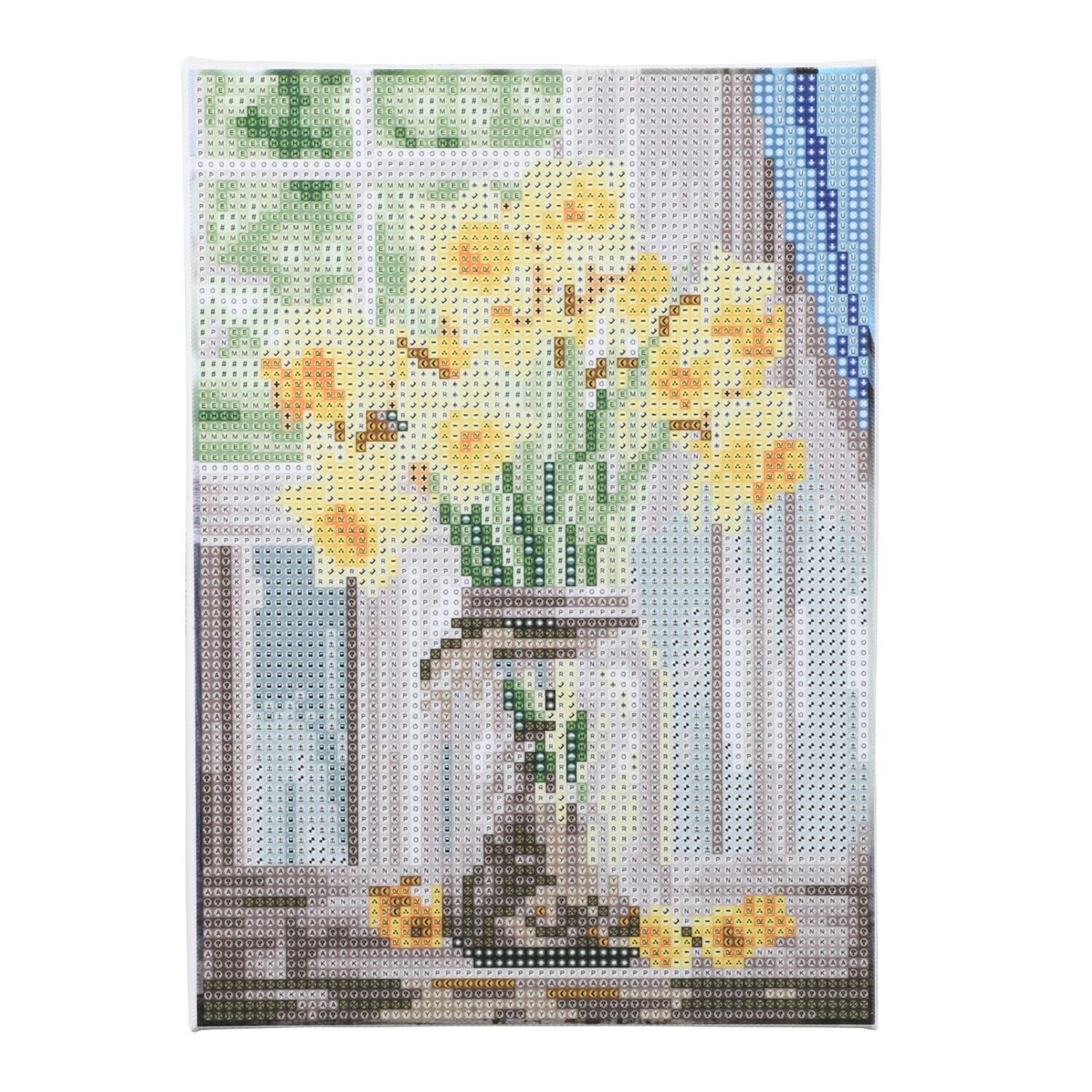 楽しみながら 頭の体操＆達成感を！ ダイヤモンドフィックス 煌めくキャンバスアート コレクション頒布会 “百花繚乱” ＜全４回＞