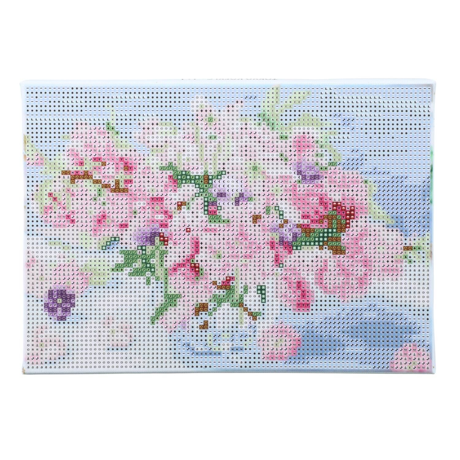 楽しみながら 頭の体操＆達成感を！ ダイヤモンドフィックス 煌めくキャンバスアート コレクション頒布会 “百花繚乱” ＜全４回＞