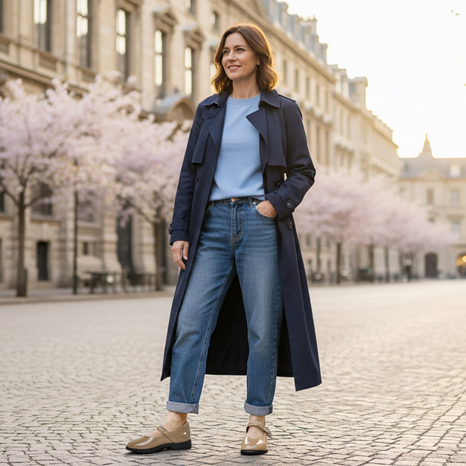 フィオリノ はっ水 ソフト山羊革エナメル 自社開発ソール使用 ストラップシューズ