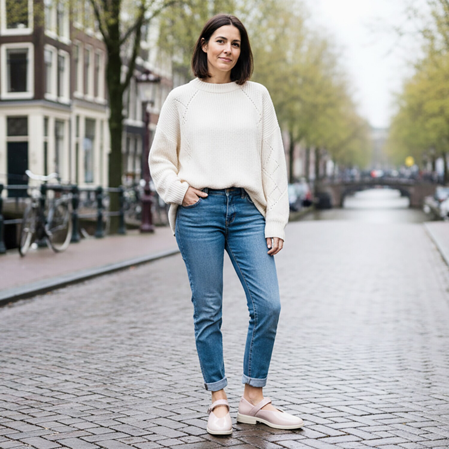 フィオリノ はっ水 ソフト山羊革エナメル 自社開発ソール使用 ストラップシューズ