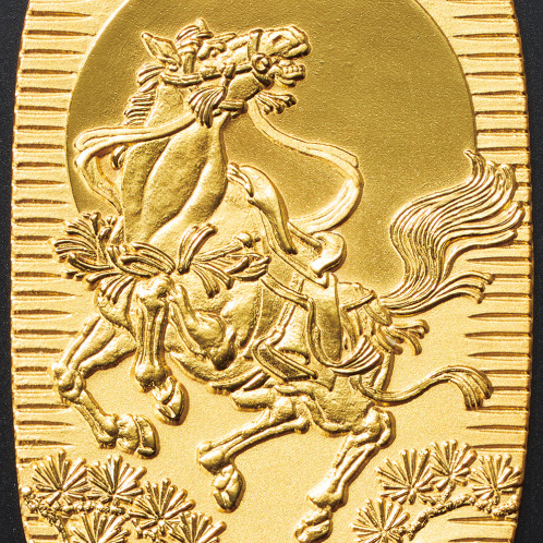 光則 純金製　小判 “日の出馬” ＜５０ｇ＞