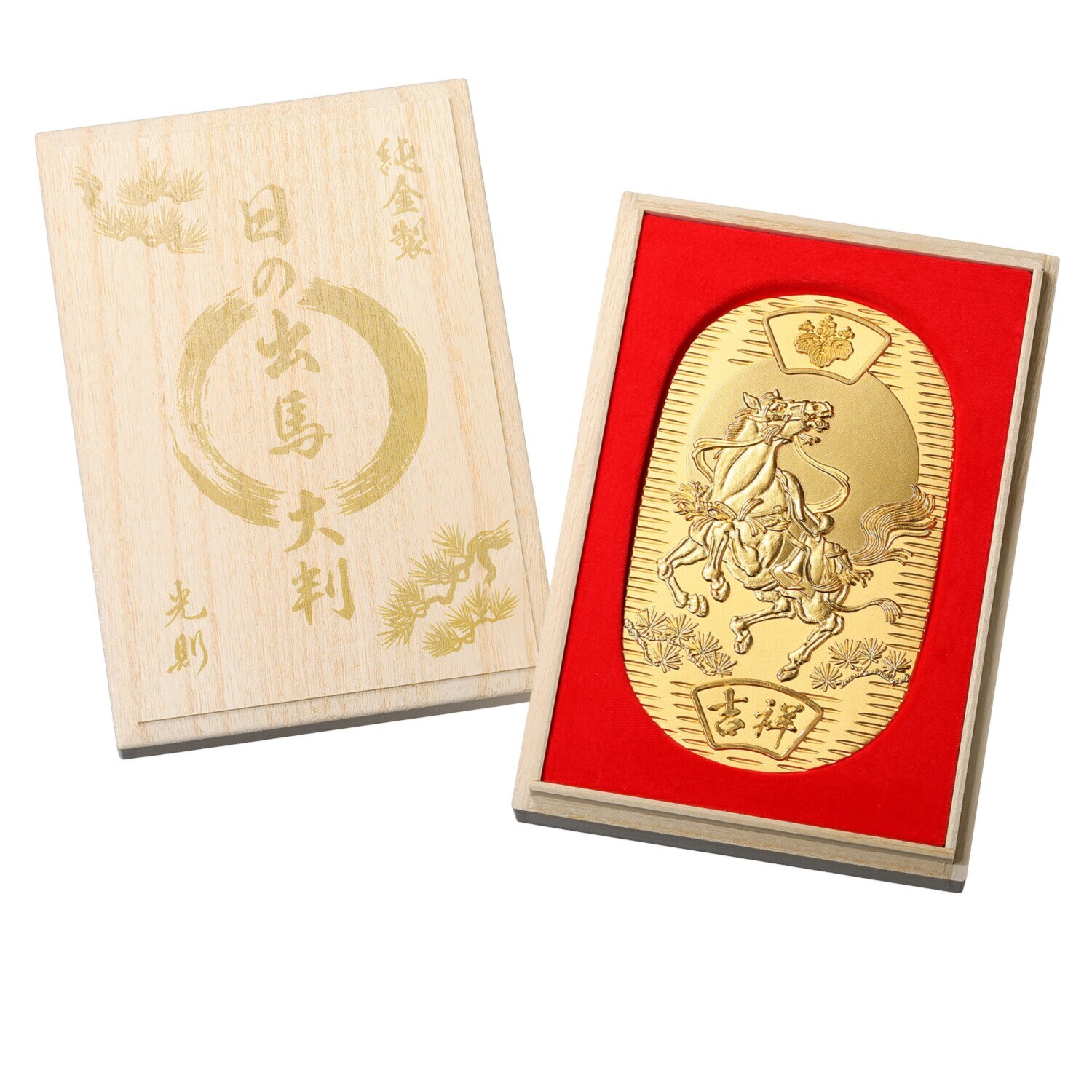 光則 純金製　大判 “日の出馬” ＜１００ｇ＞