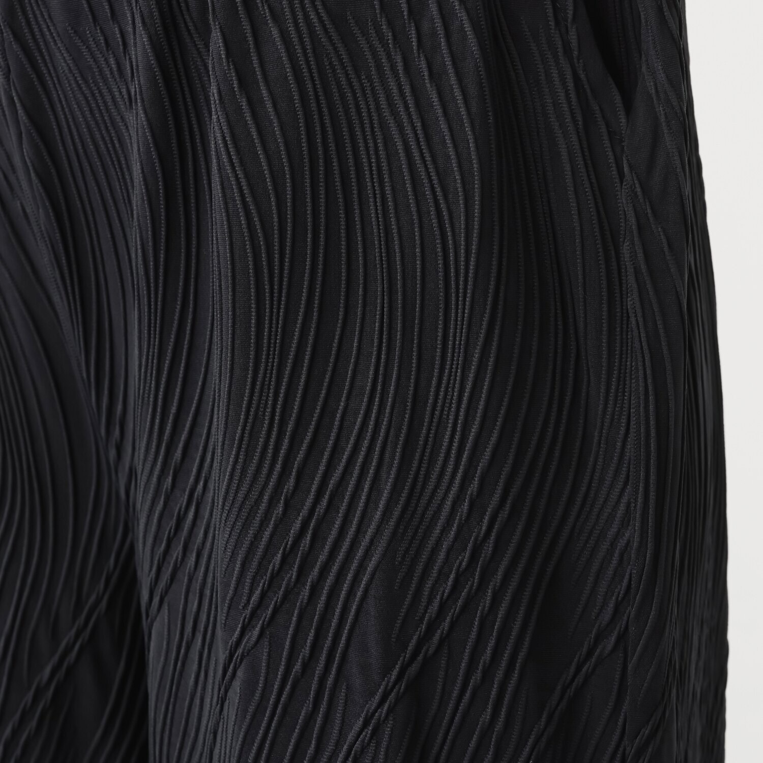 コイビトミサキ ジャガード ストレッチ ワイドパンツ