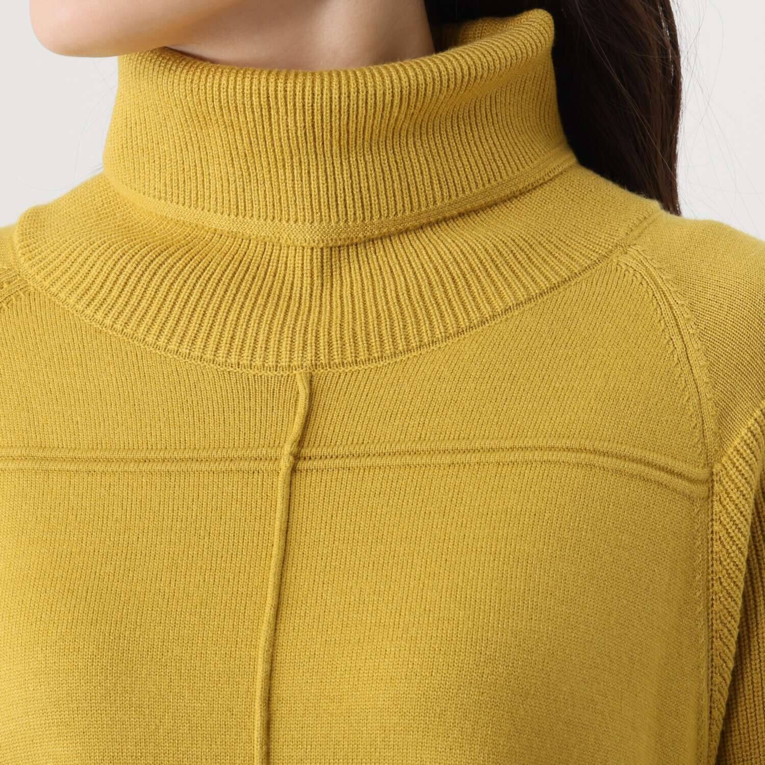 コイビトミサキ 切替デザイン ニットワンピース