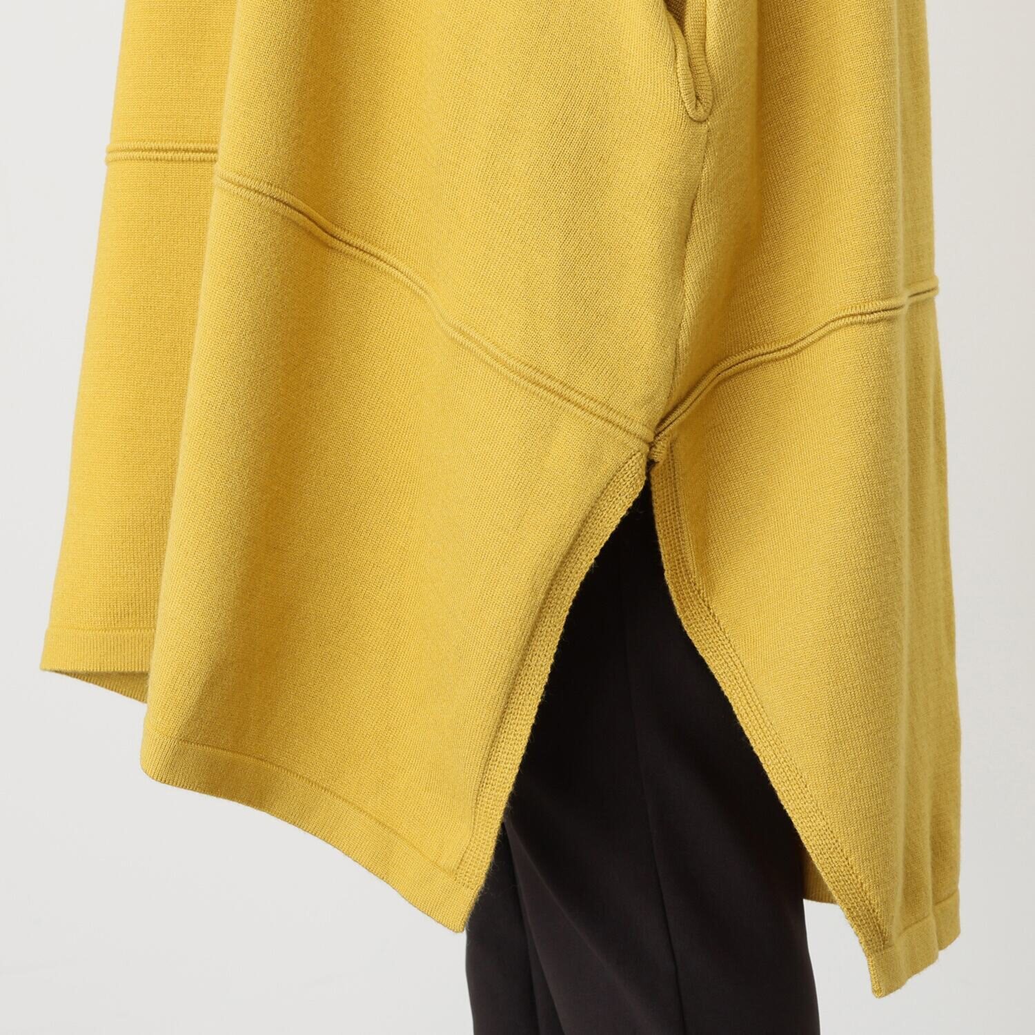 コイビトミサキ 切替デザイン ニットワンピース