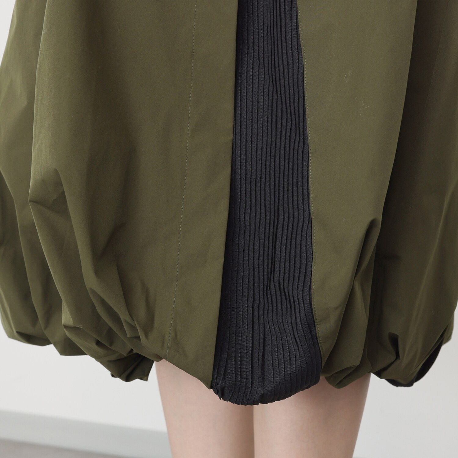 コイビトミサキ 異素材切替 バルーンシルエット スカート