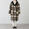 コイビトミサキ ブークレ チェック柄コート