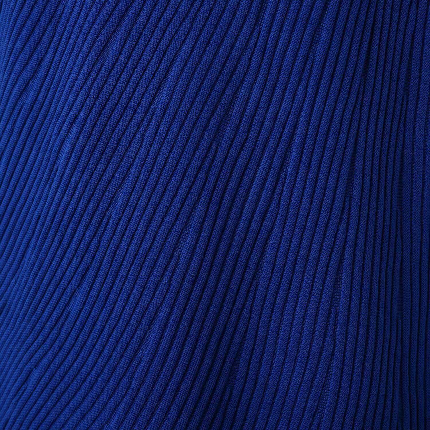 コイビトミサキ アシンメトリーデザイン モアレ リブニットチュニック