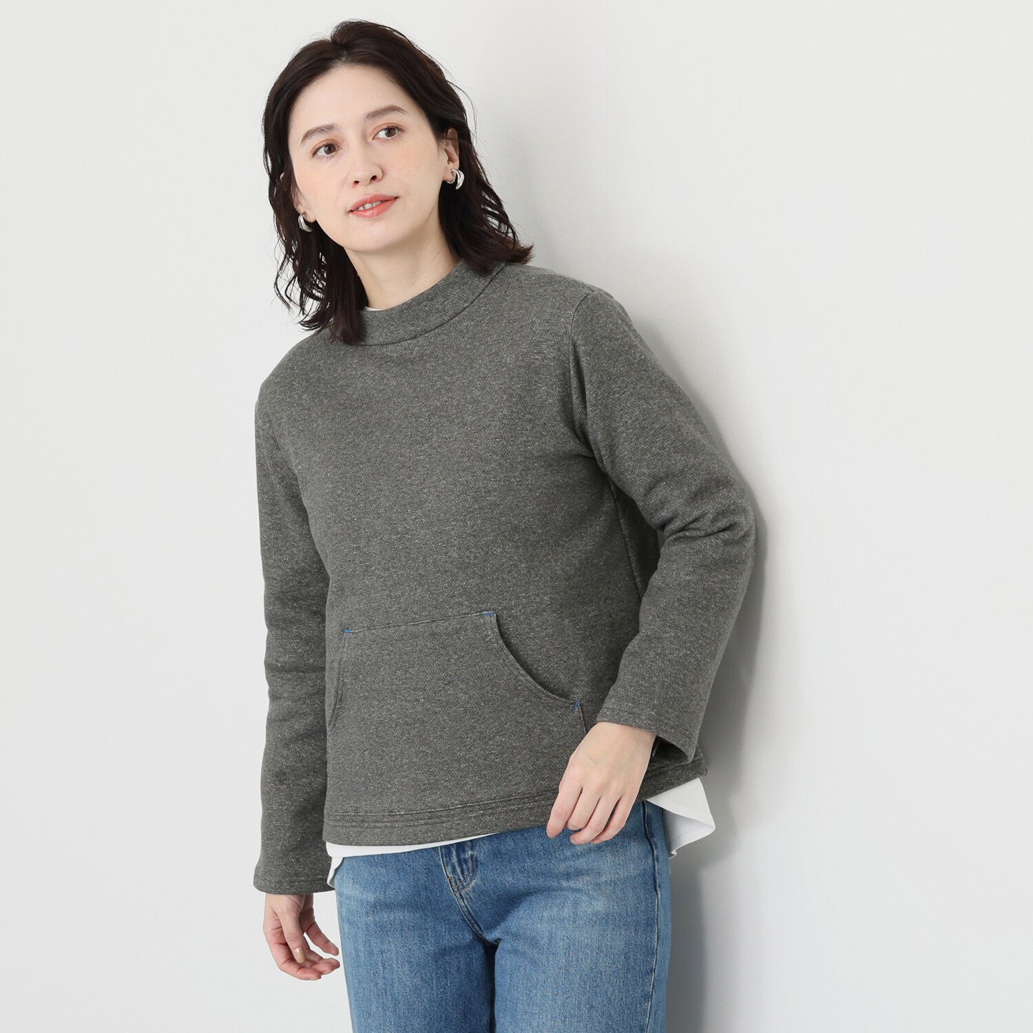 シロヤイチガントウキョウ リバーエース（Ｒ） 裏毛起毛 カンガルーポケット プルオーバー