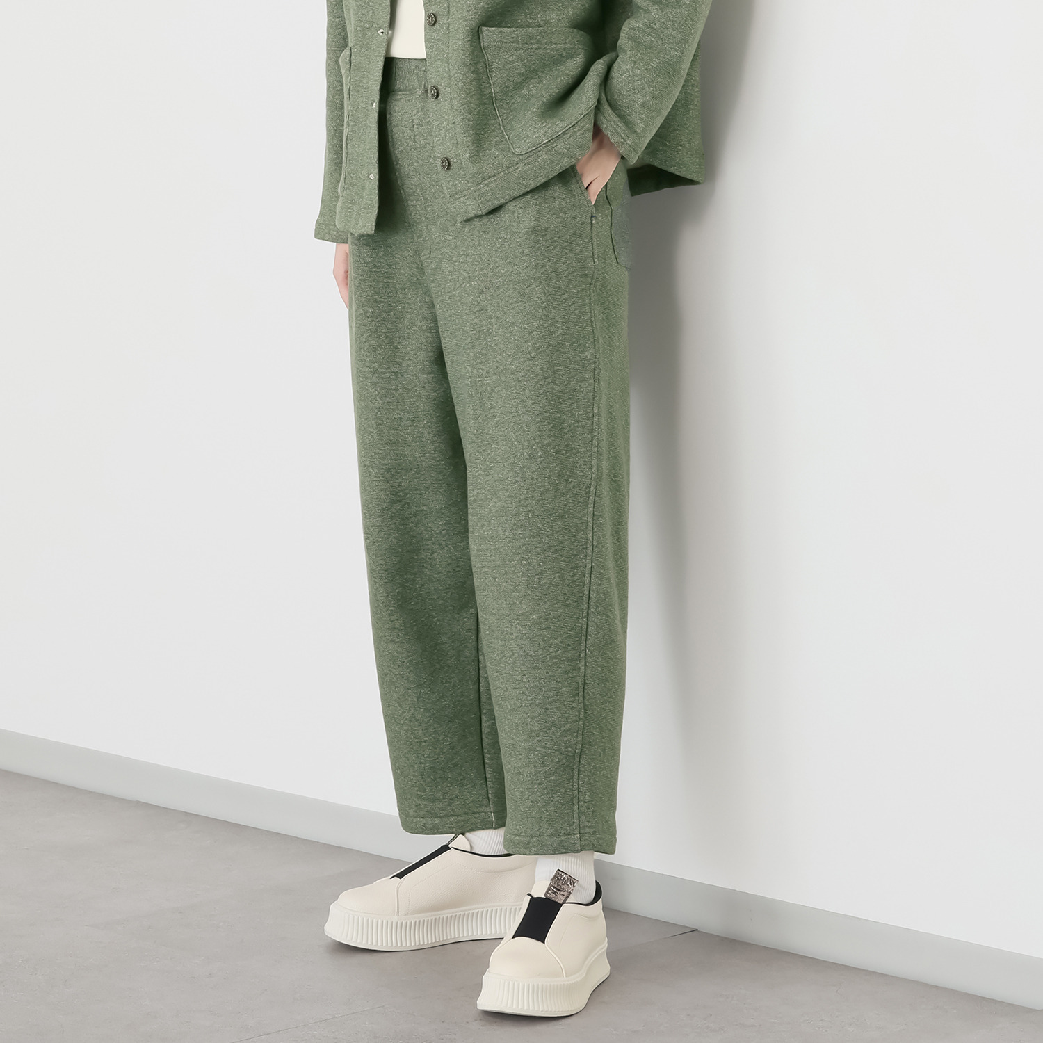 シロヤイチガントウキョウ リバーエース（Ｒ） 裏毛起毛 ストレートパンツ