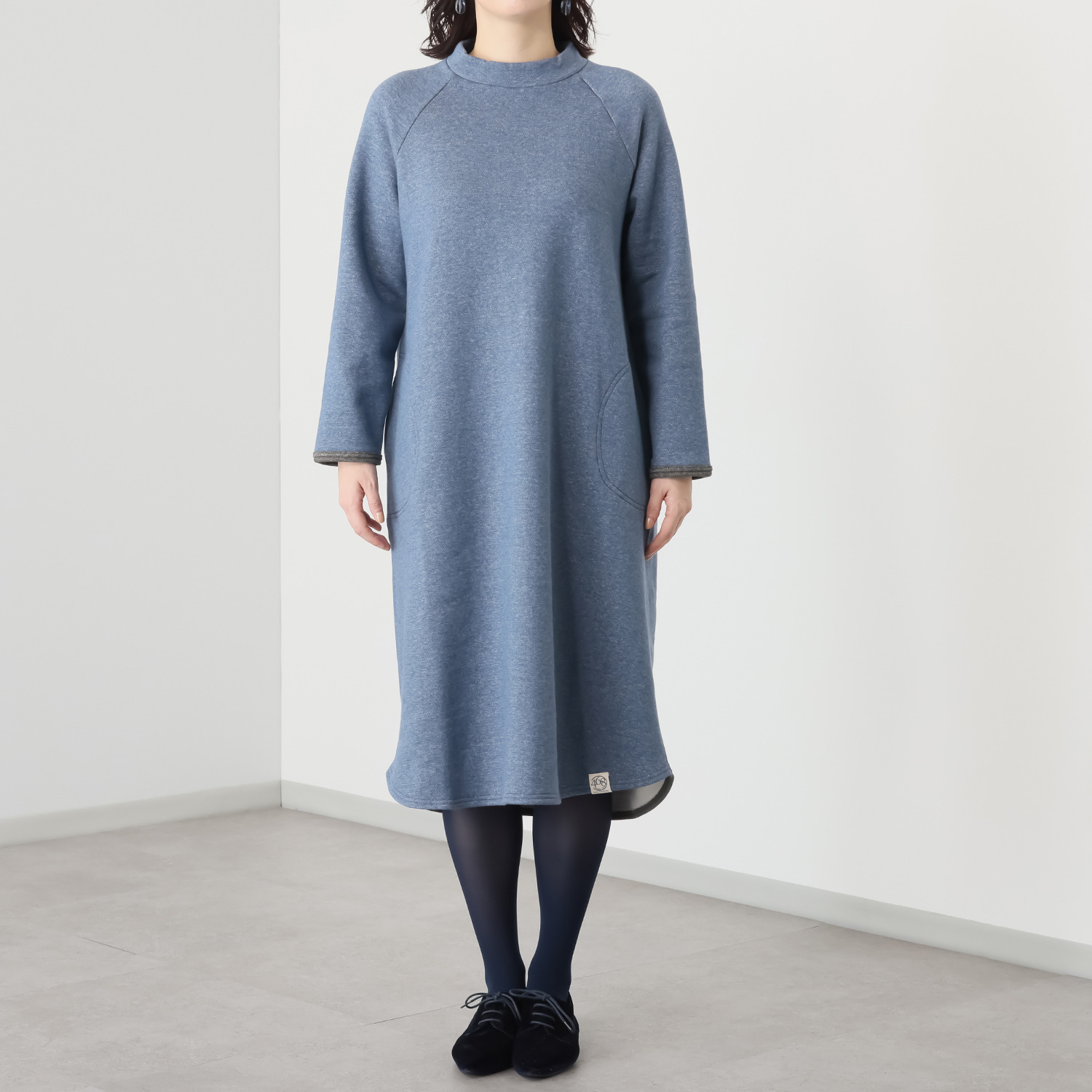 シロヤイチガントウキョウ リバーエース（Ｒ） 裏毛起毛 ラグランスリーブ ワンピース