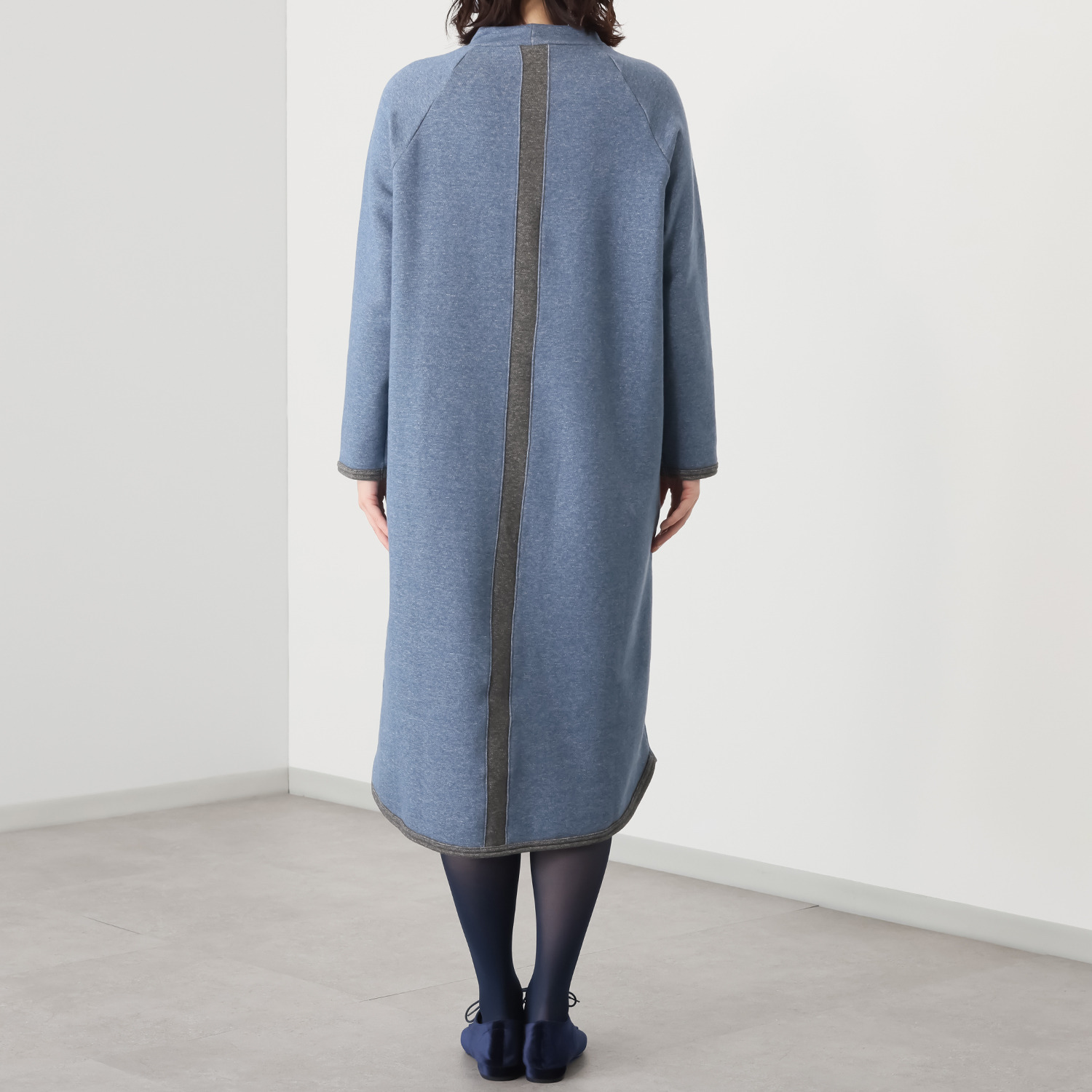 シロヤイチガントウキョウ リバーエース（Ｒ） 裏毛起毛 ラグランスリーブ ワンピース