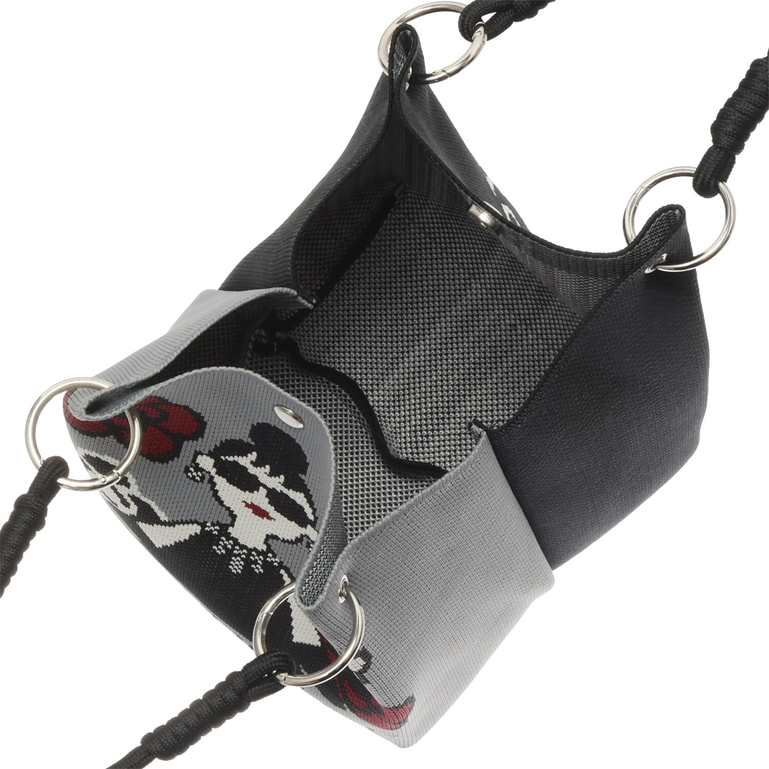 ハッピーフェイス ピコニットトートバッグ “ロゴ”