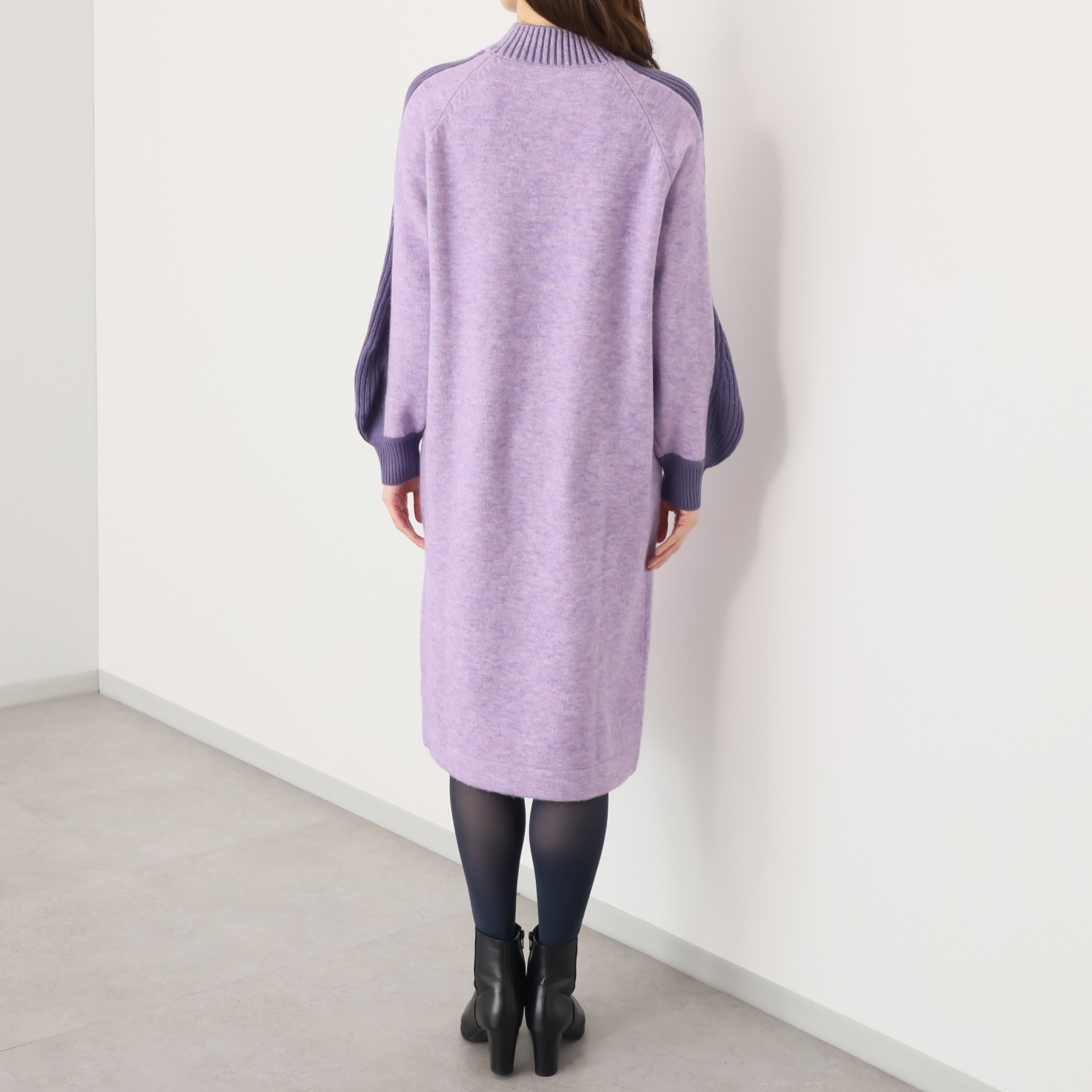 アリュメット 変形スリーブ ワンピース