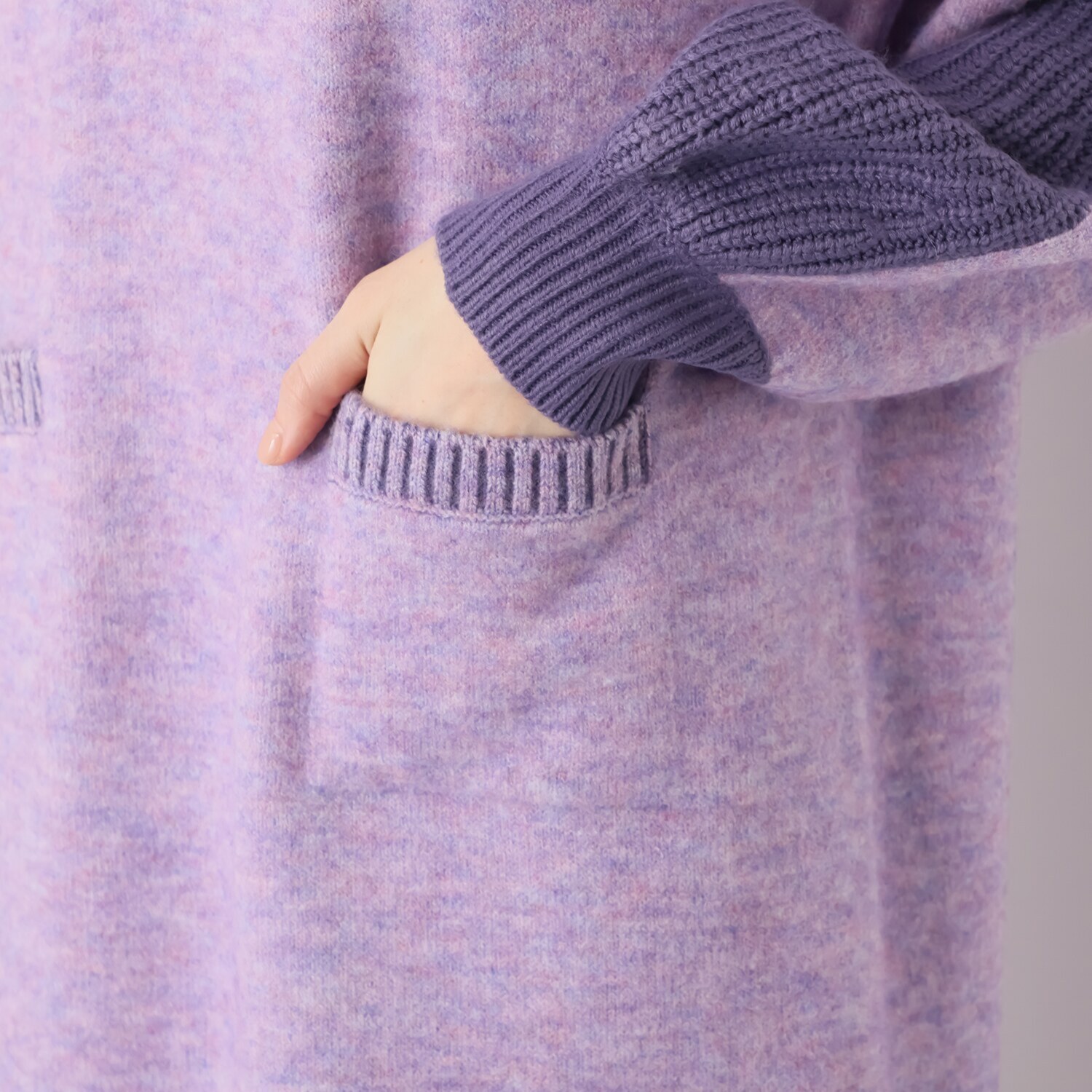 アリュメット 変形スリーブ ワンピース