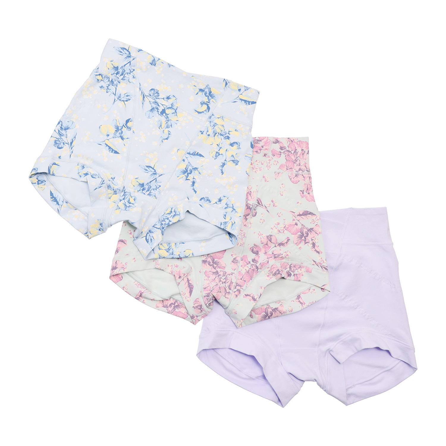 うつくＣ デビュー１０周年 綿混深ばき すっきりサポート 一分丈ボトム３枚セット