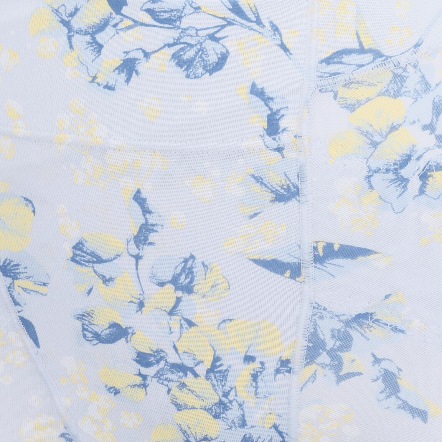 うつくＣ 綿混深ばき すっきりサポート 防水布付一分丈ボトム ２枚セット