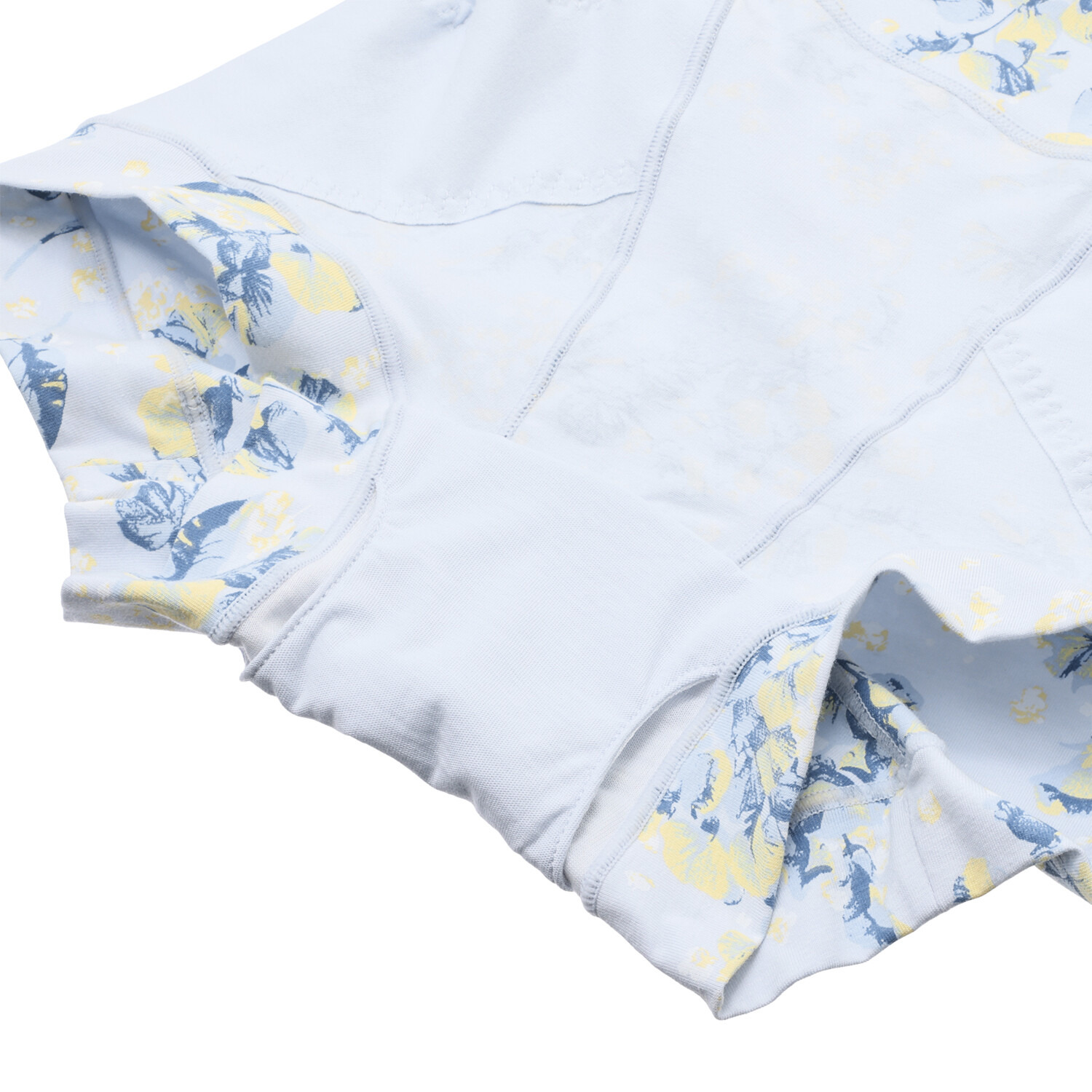 うつくＣ 綿混深ばき すっきりサポート 防水布付一分丈ボトム ２枚セット