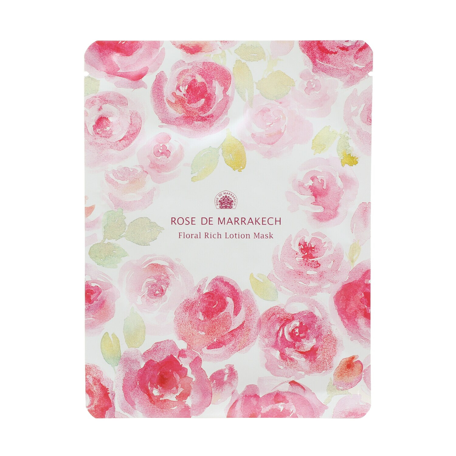 ローズ・ド・マラケシュ 首元までの特別サイズで 保湿・肌引き締めケア フローラル リッチローションマスク デビュー２箱セット