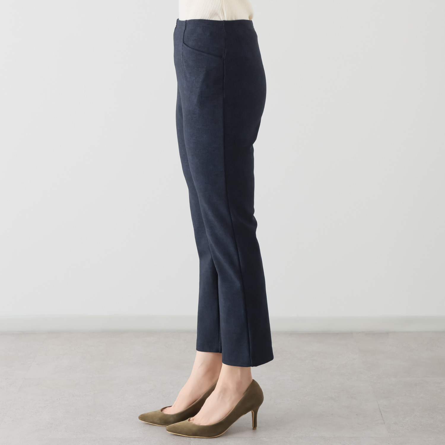 ＡＲＩＫＩ ピンタック 緩やかストレートパンツ ＜股下５８ｃｍ＞＆ 裏起毛プリント ストレートパンツ ＜股下６４ｃｍ＞