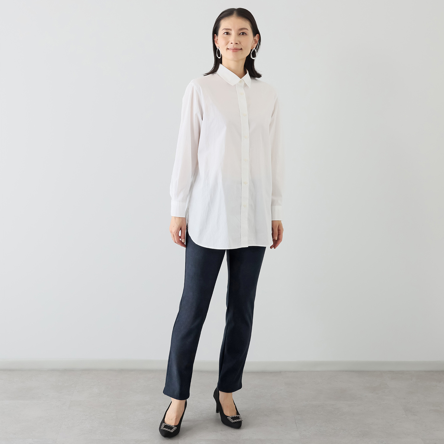 ＡＲＩＫＩ ピンタック 緩やかストレートパンツ ＜股下６６ｃｍ＞＆ 裏起毛プリント ストレートパンツ ＜股下７２ｃｍ＞