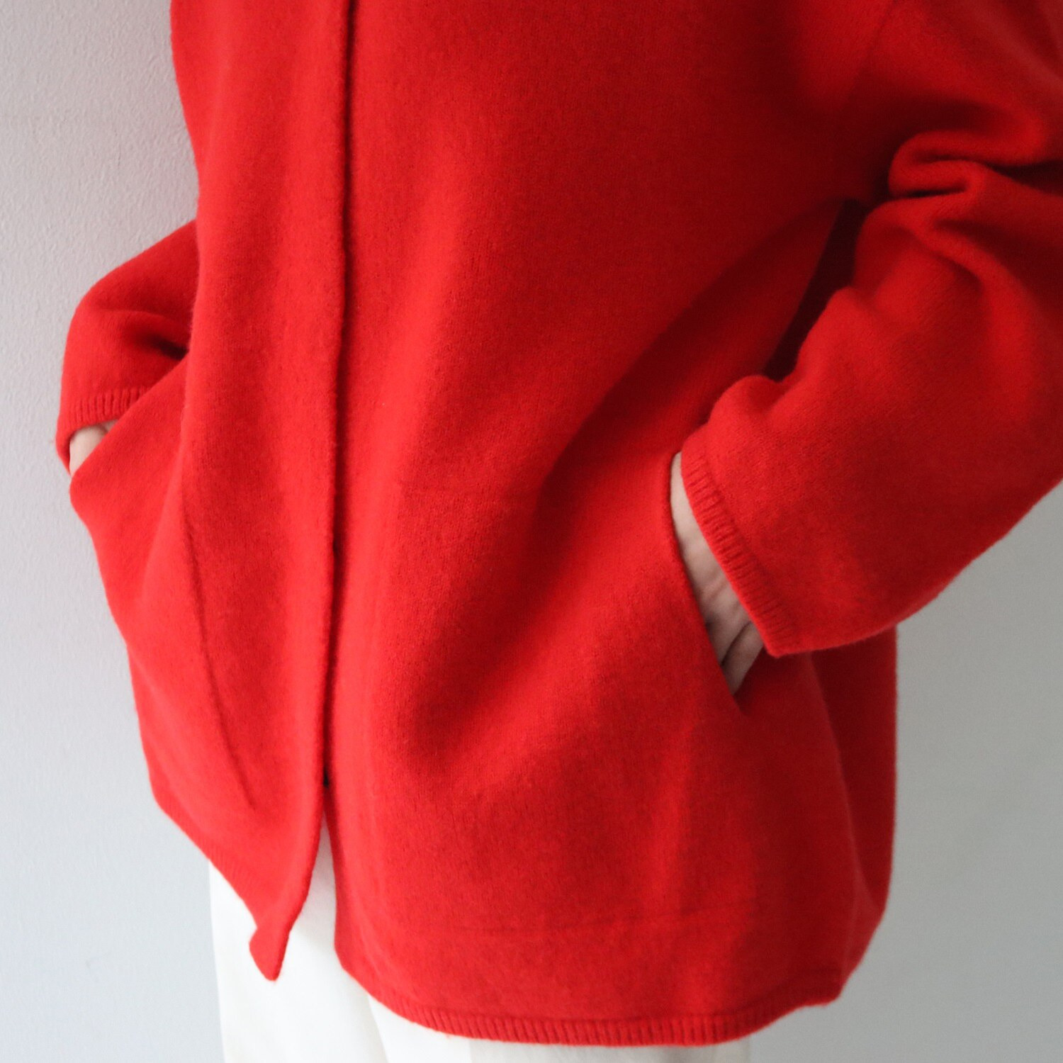 エマキュレイト 日本製 ウール１００％ ホールガーメント（Ｒ） カーディガン