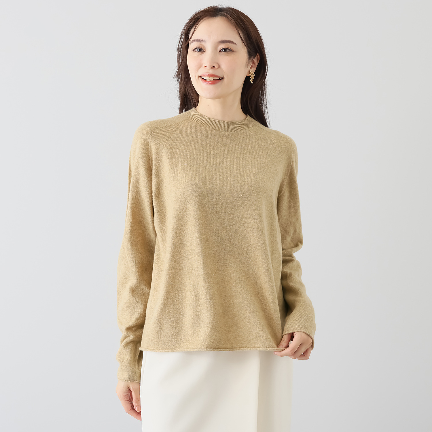 エマキュレイト 日本製 ラムウール ホールガーメント（Ｒ） プルオーバー