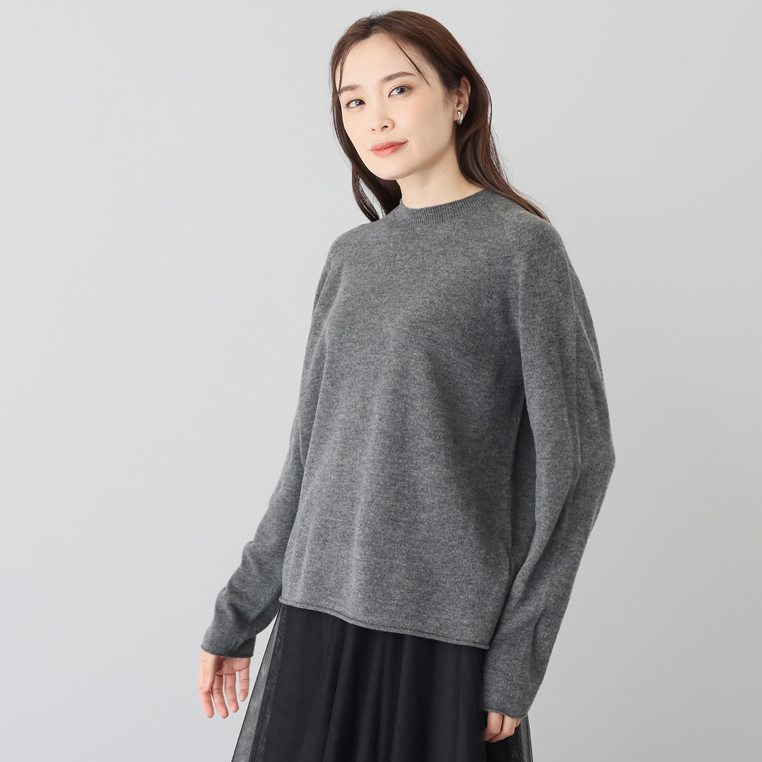 エマキュレイト 日本製 ラムウール ホールガーメント（Ｒ） プルオーバー