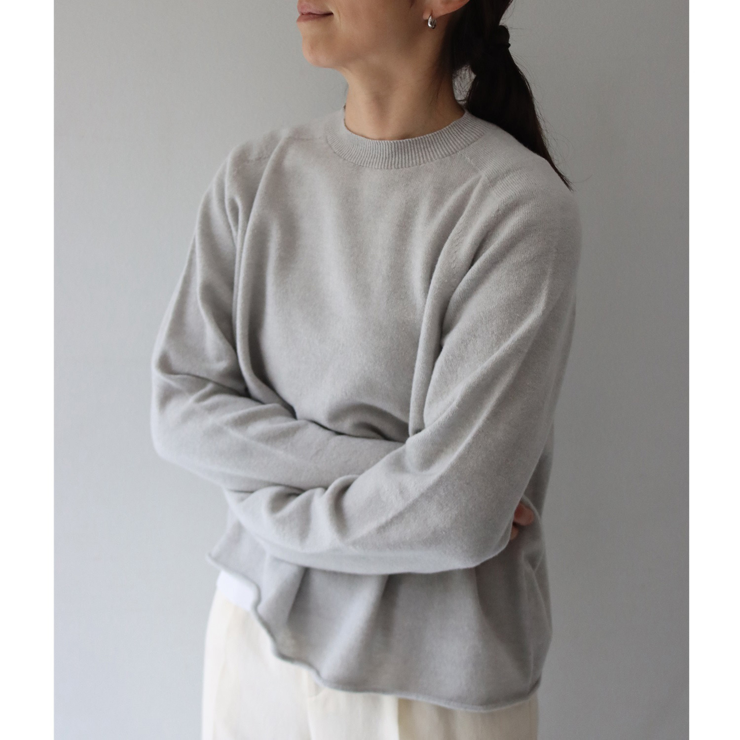 エマキュレイト 日本製 ラムウール ホールガーメント（Ｒ） プルオーバー