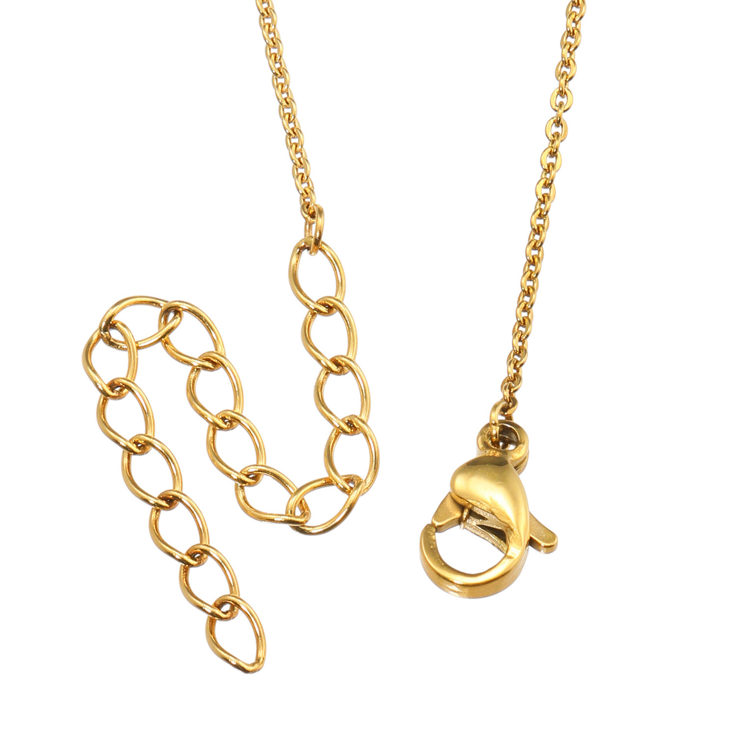 エムイー・ブリランテ １８Ｋハートモティーフ＆ ステンレスチェーン ペンダント ＜Ｌ＞