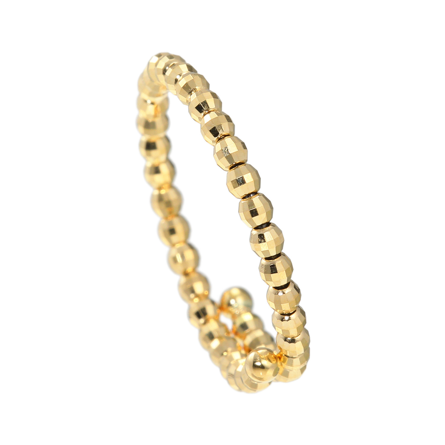 エムイー・ブリランテ １８Ｋ ミラーボール フレキシブルリング