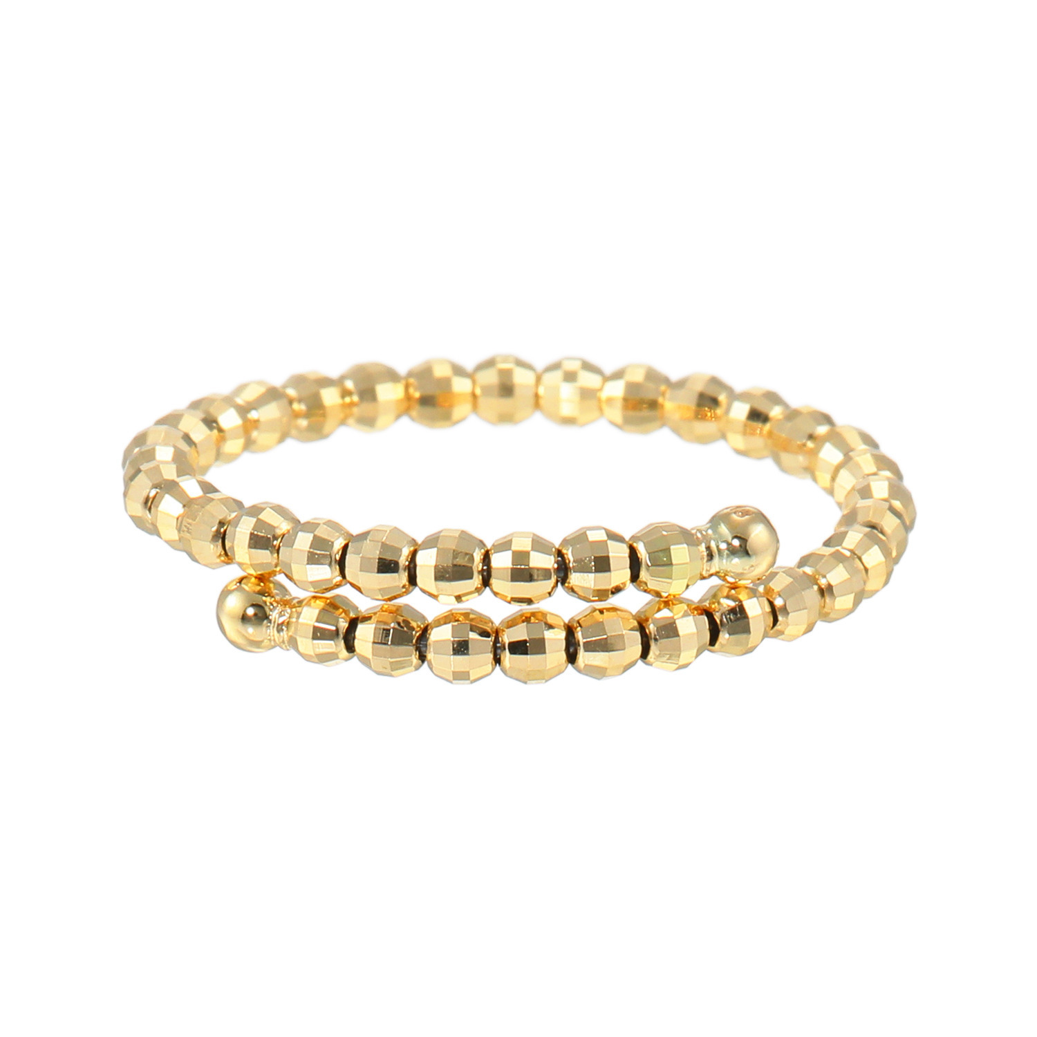 エムイー・ブリランテ １８Ｋ ミラーボール フレキシブルリング