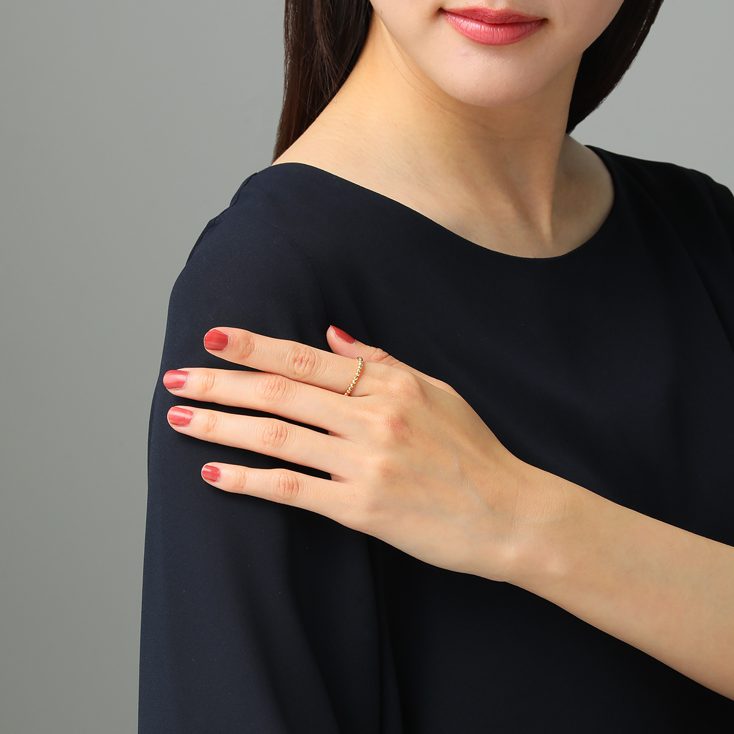 エムイー・ブリランテ １８Ｋ ミラーボール フレキシブルリング