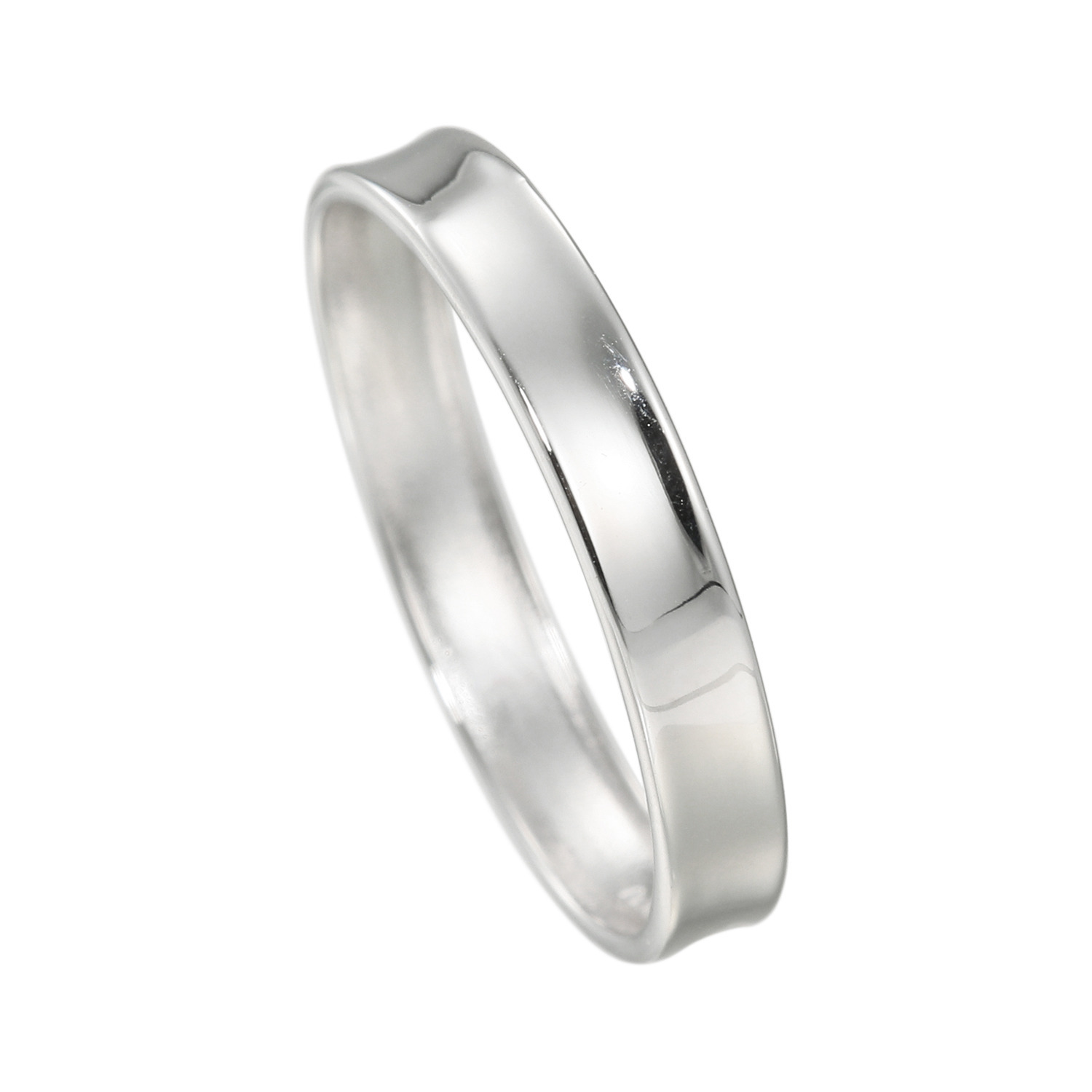 エムイー・ブリランテ プラチナ９００ 幅広平打ち風リング