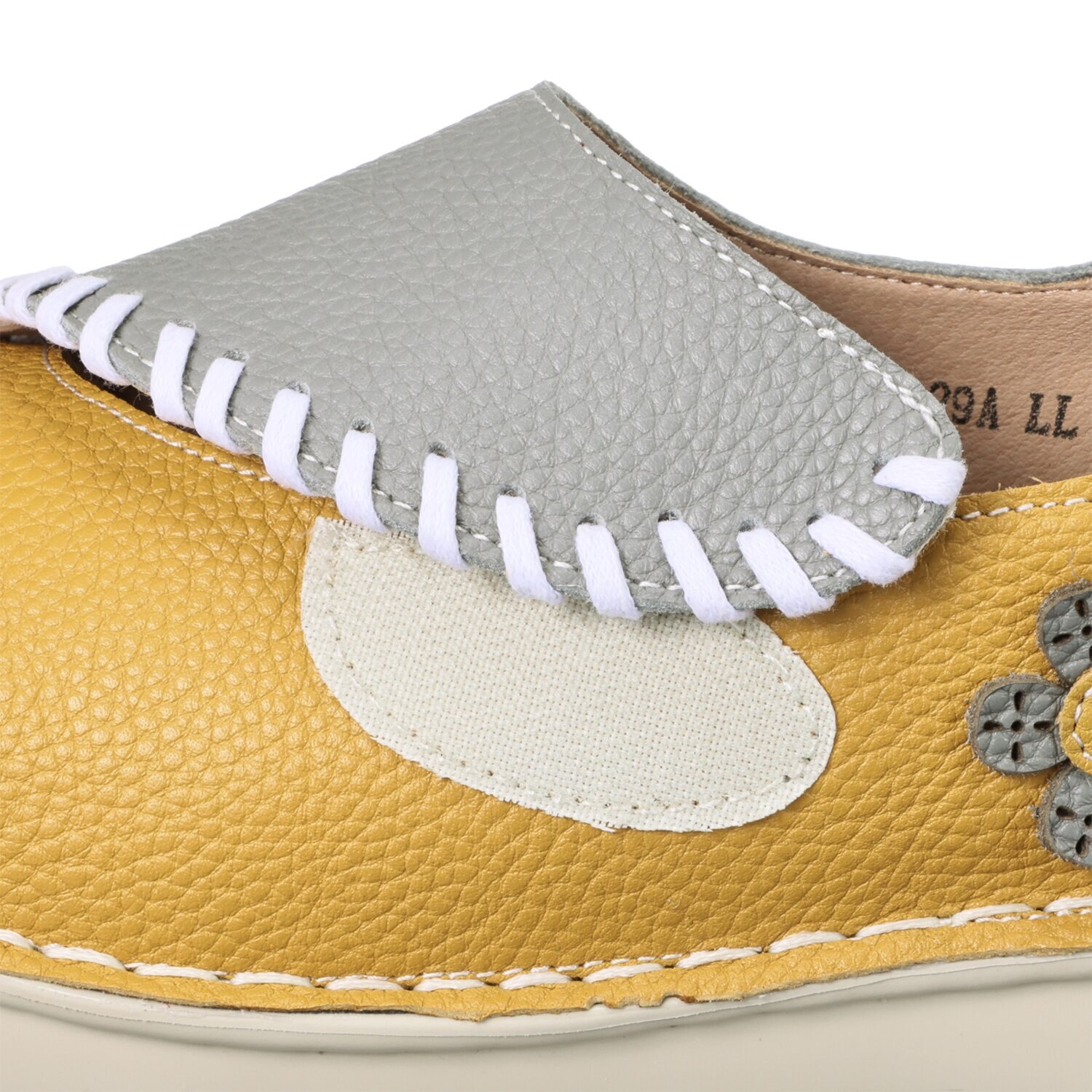 エスタシオン 牛革 面ファスナーシューズ