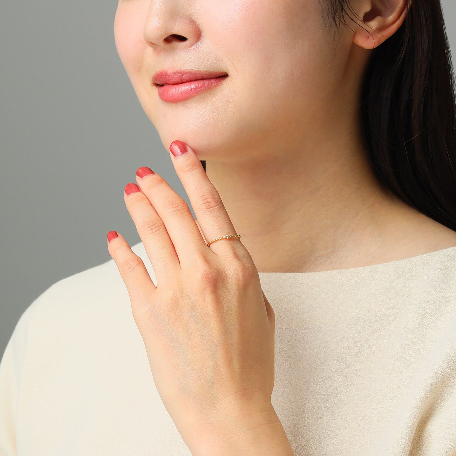 エムイー・ブリランテ １８Ｋ ダイヤモンド スキニーリング