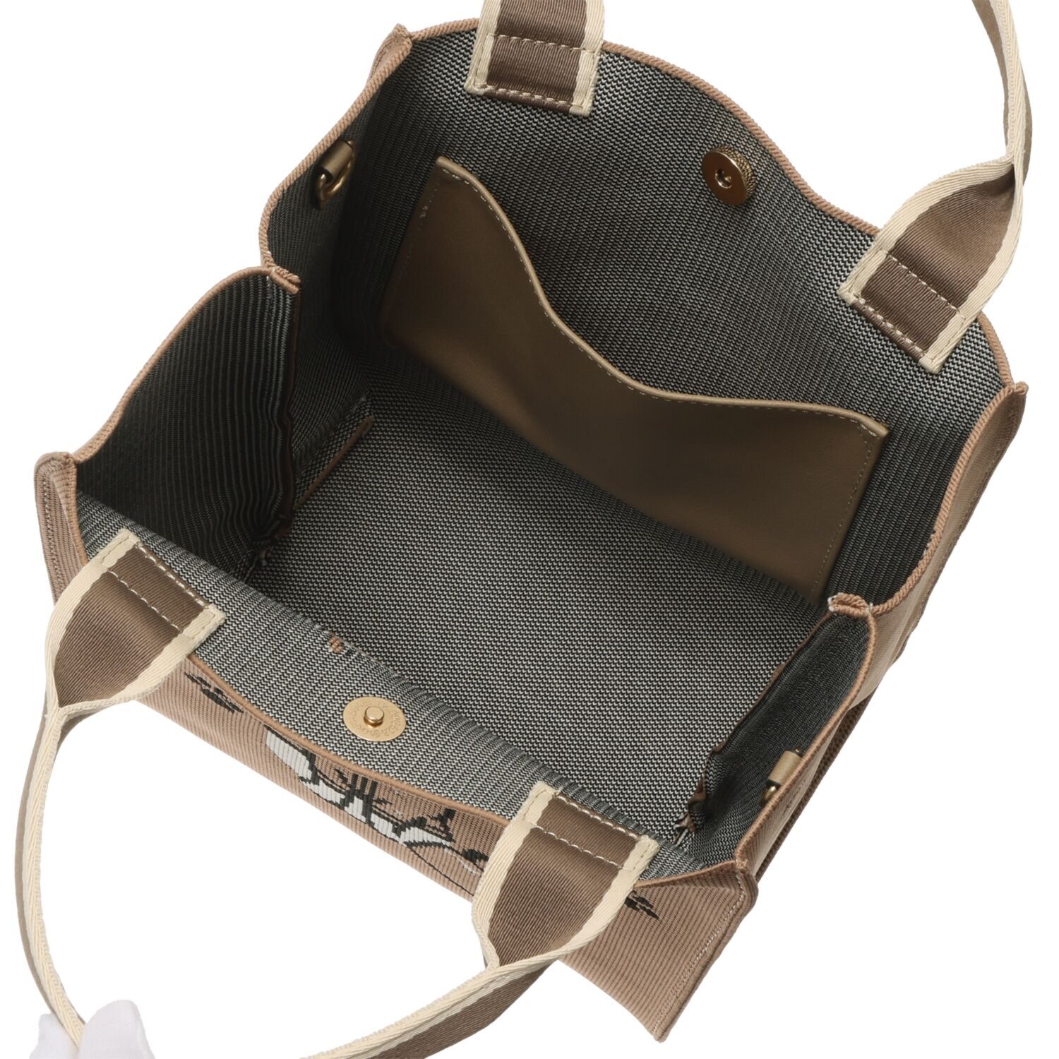 ラルジュ サングラスネコ ２ウェイ ニット ショルダートートバッグ